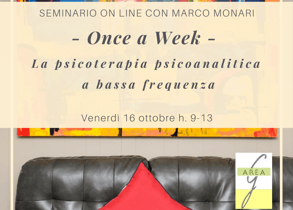 Once a week. La psicoterapia psicoanalitica a bassa frequenza