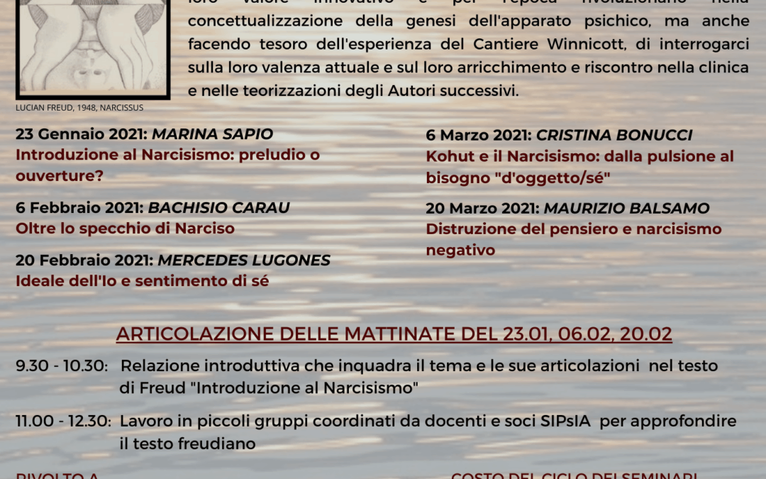 Cantiere Freud 2021 “Il Narcisismo”