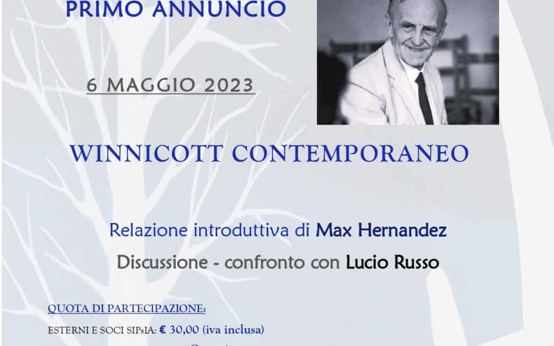 2ª CONFERENZA MAGISTRALE IN MEMORIA DI ANDREAS GIANNAKOULAS: Primo annuncio, Winnicott contemporaneo