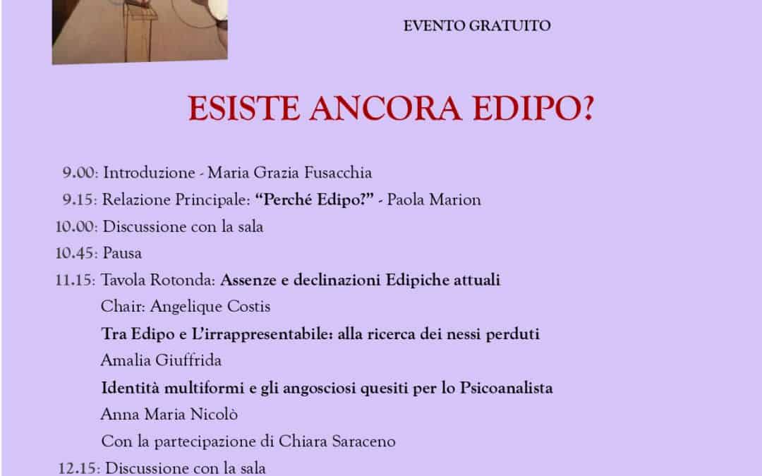 ESISTE ANCORA EDIPO?