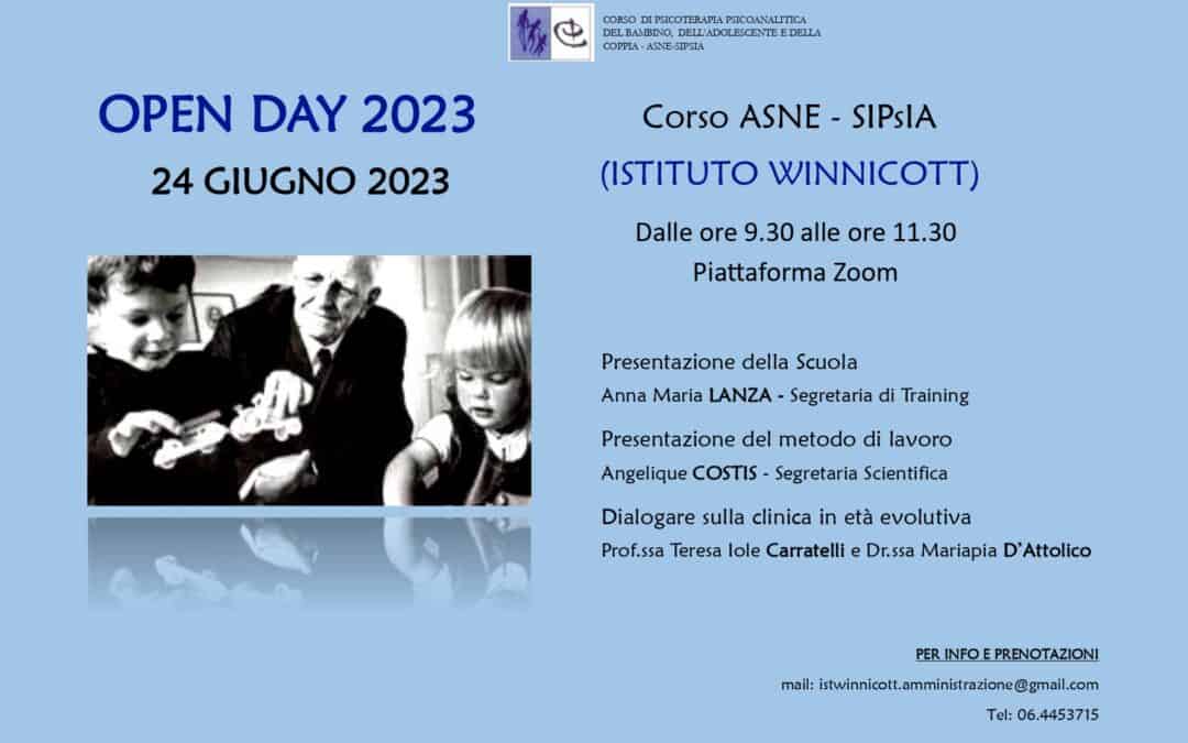 OPEN DAY 2023 ASNE- SIPsiA (Istituto winnicott)