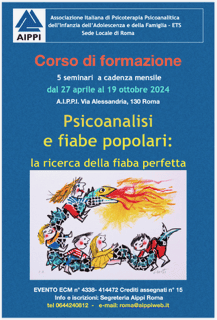 Corso di formazione – Psicoanalisi e fiabe popolari: la ricerca della fiaba perfetta